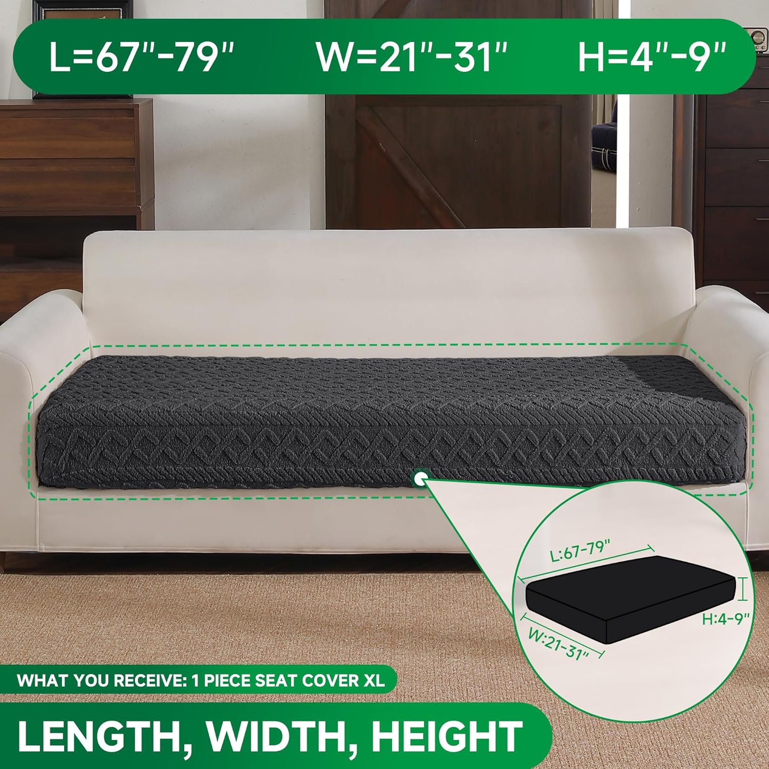 Couch Cushion Covers,