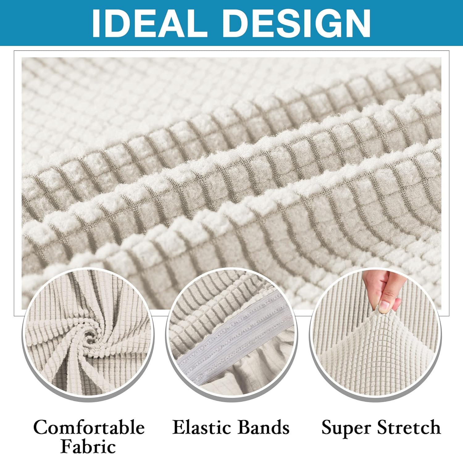 Square Ottoman Slipcovers