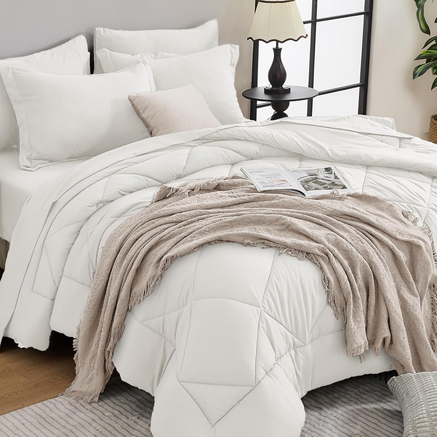 7 Pieces Queen Comforter Set