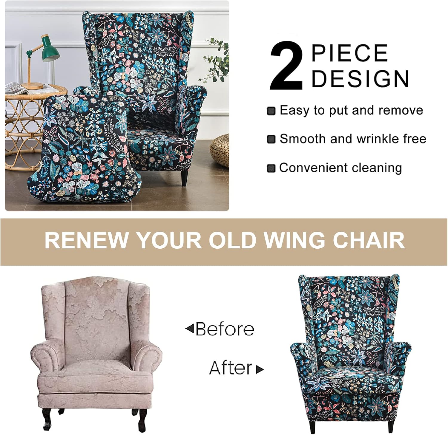 Wingback Chair Slipco