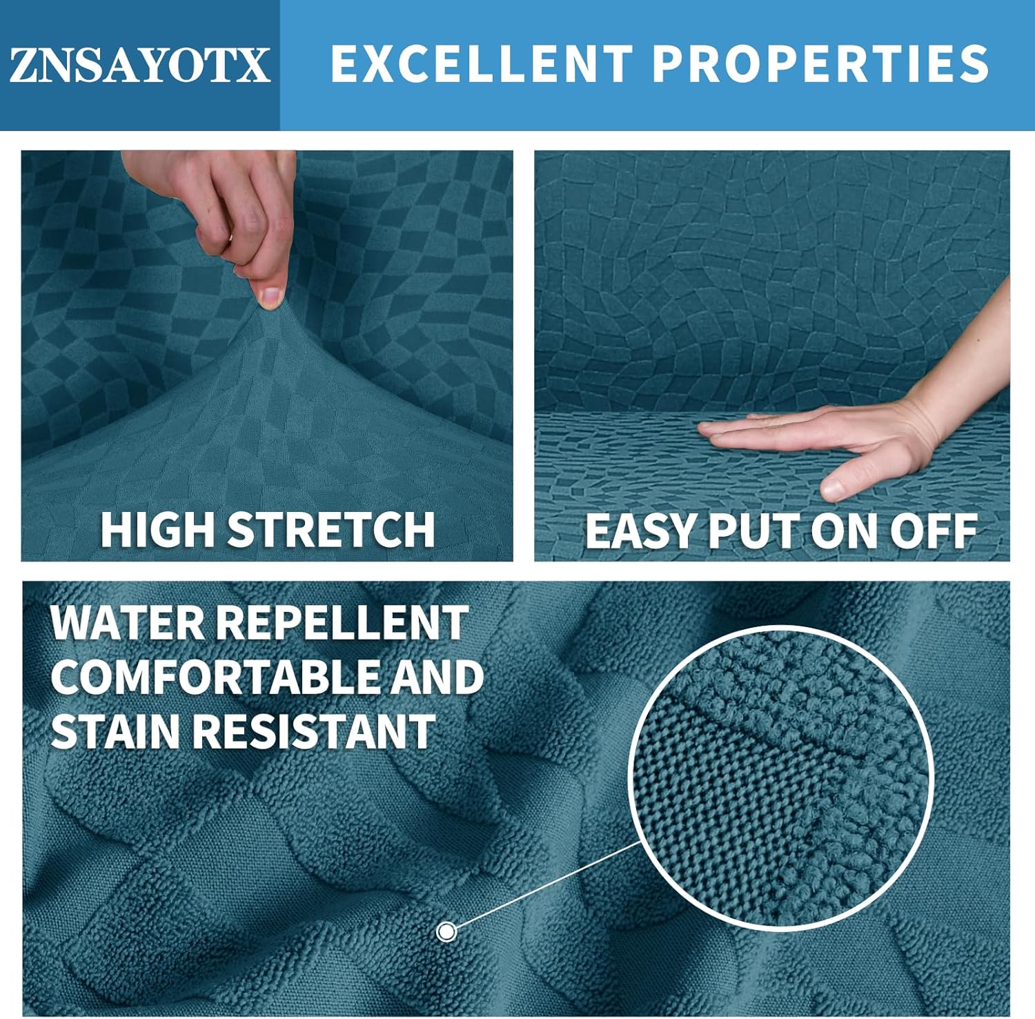 Rectangle Footrest Slipcovers