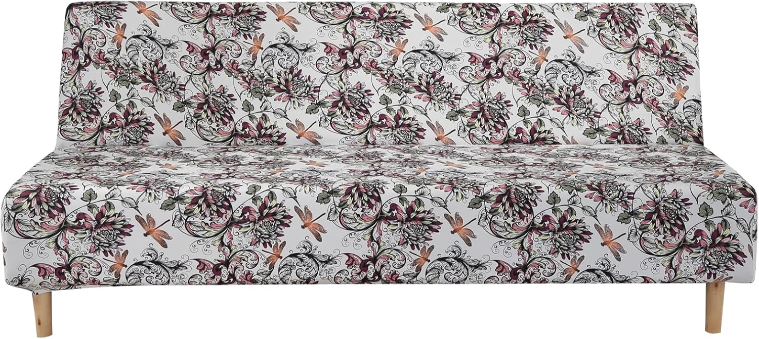 Armless Sofa Cover Futon Slipcover