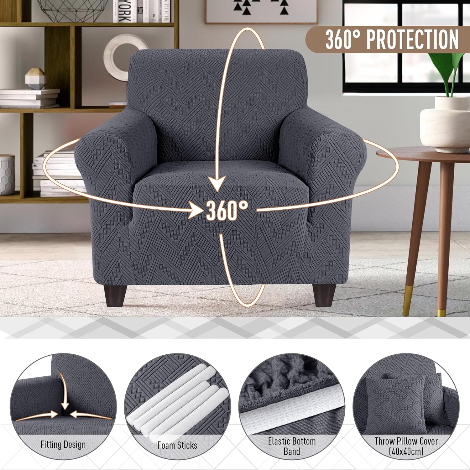 Stretch Sofa Cover 1 Piece Couch Covers