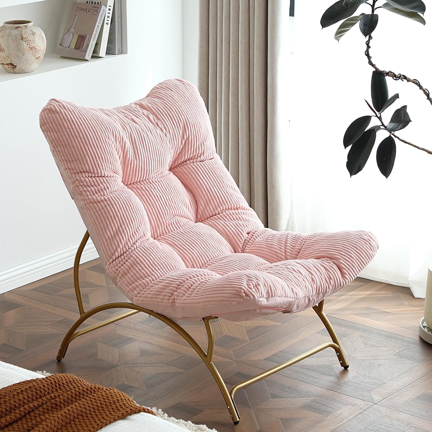 Accent Chair with Ottoman