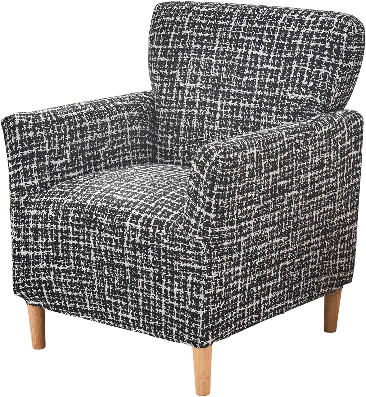 Printed Banquet Armchair Slipcovers Soft Chair Covers Armchair 1-Piece Stretch Chair Covers for Living Room Nonslip Outdoor Armchair Slipcover Kids Pets Friendly Furniture Protector,01