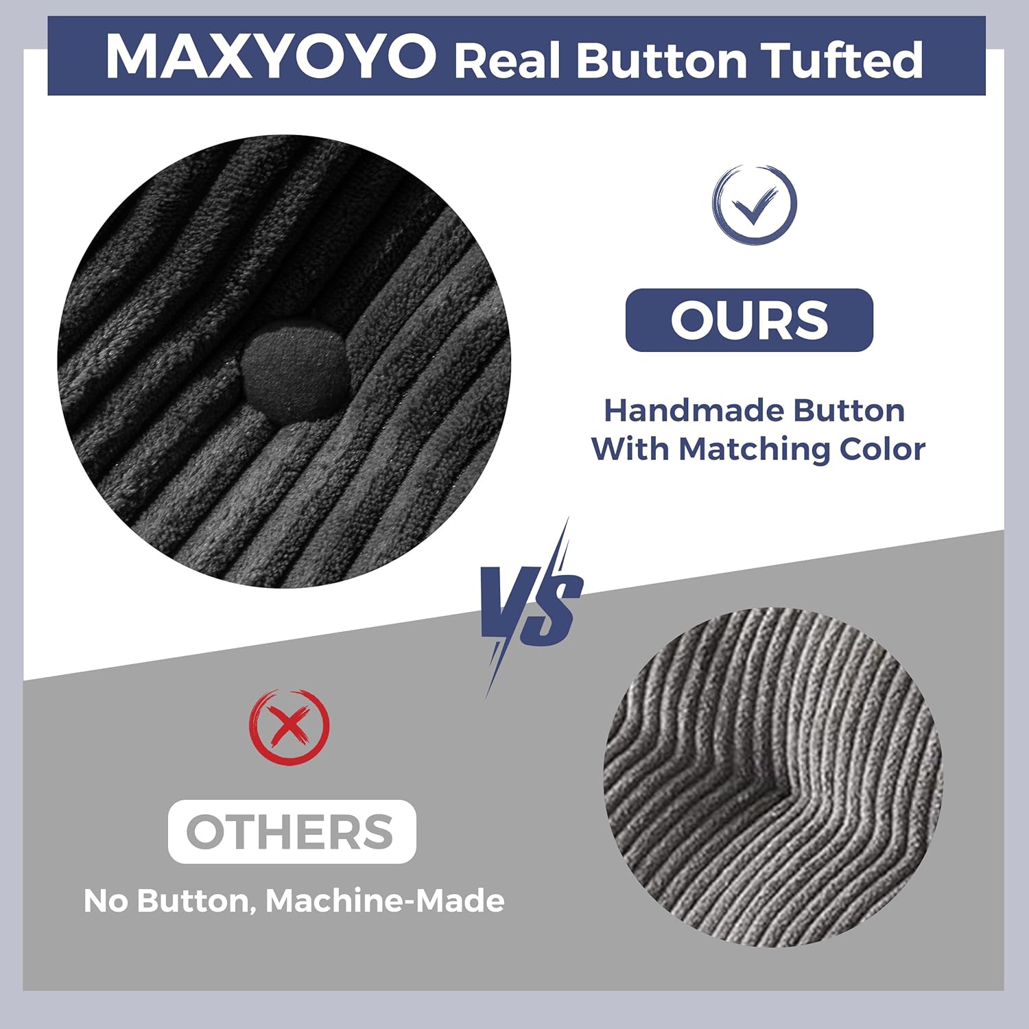 MAXYOYO Convertible Sofa Bed, Pull Out Loveseat Sleeper Sofa, 2 in 1 Folding Couch Bed, Fold Out Floor Couch with Pillows for Living Room Bedroom Lounge, Dark Grey