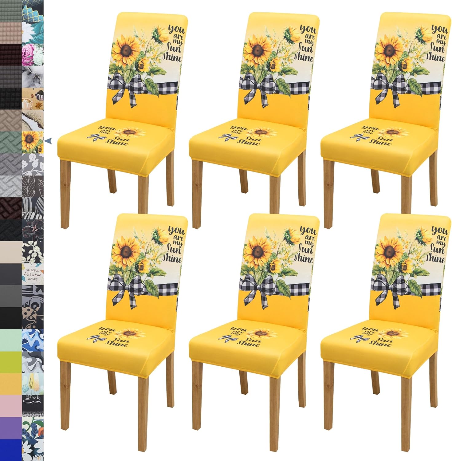 Dining Chair Cover,Dining Room Chair Covers Set of 6,Stretch Kitchen Chair Cover,Washable Dining Chair Cover,Parsons Chair Slipcovers Protective,for Home,Restaurant,Banquet(Gray)