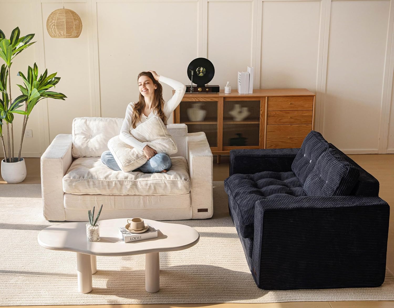 Convertible Sofa Bed, Pull Out Loveseat