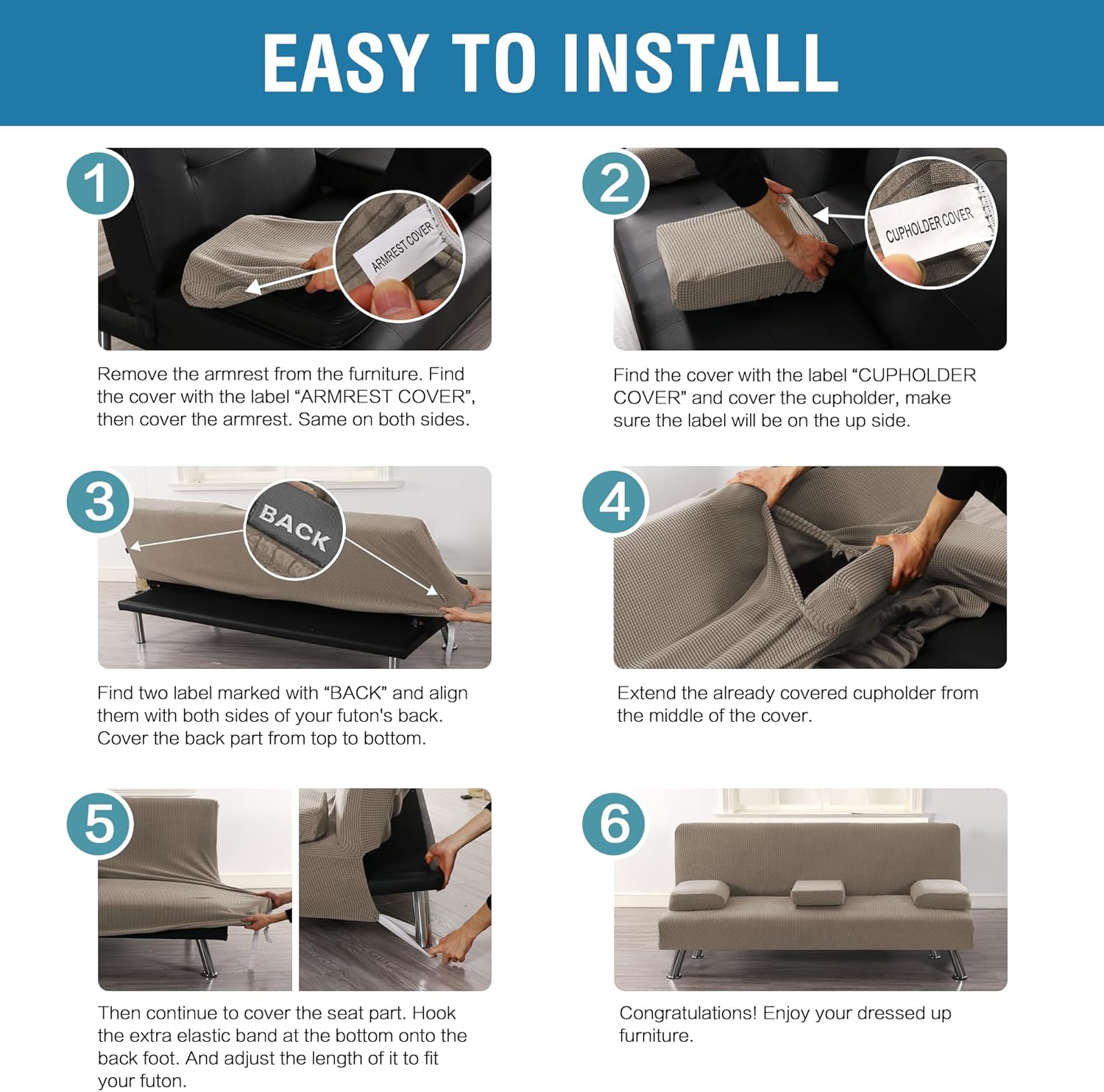 Futon Covers Sofa Bed Slipcover