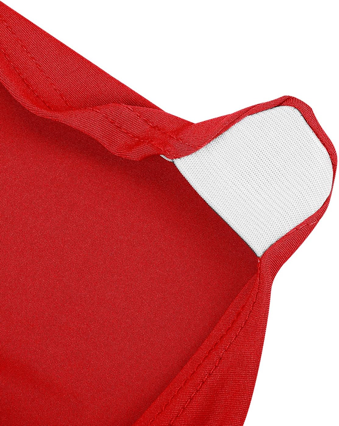 Peomeise Stretch Spandex Folding Chair Cover for Wedding Party Dining Banquet Event (White,12pcs)