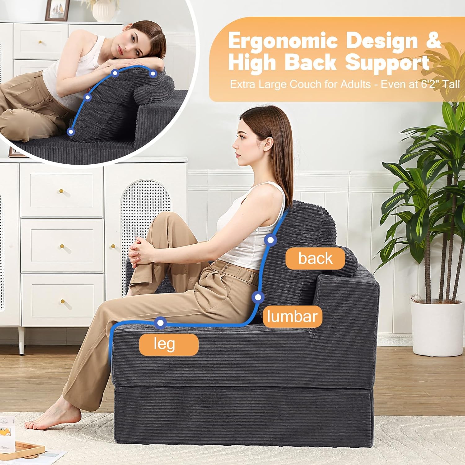 Convertible Sofa Bed