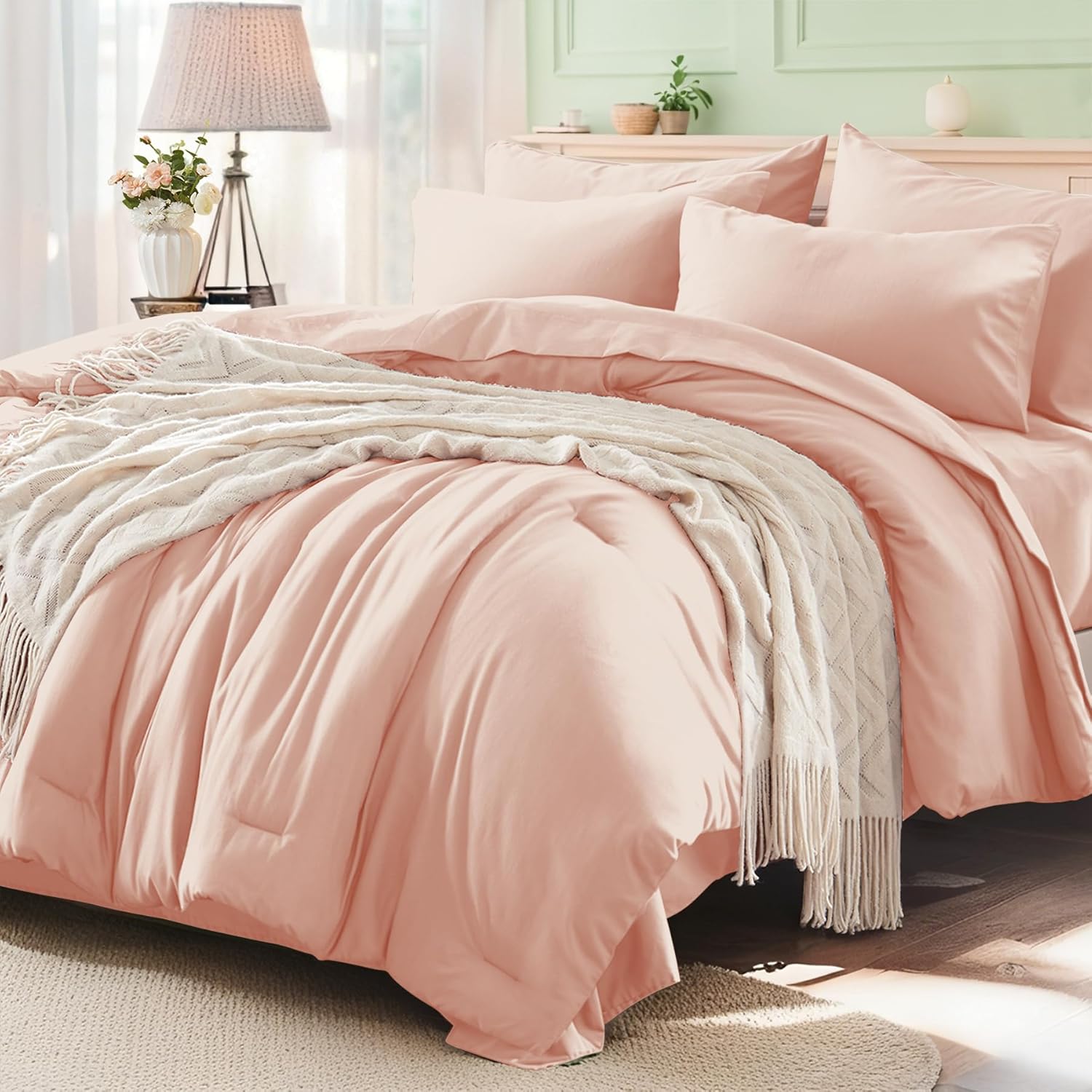 Queen Comforter Set 7 Pieces