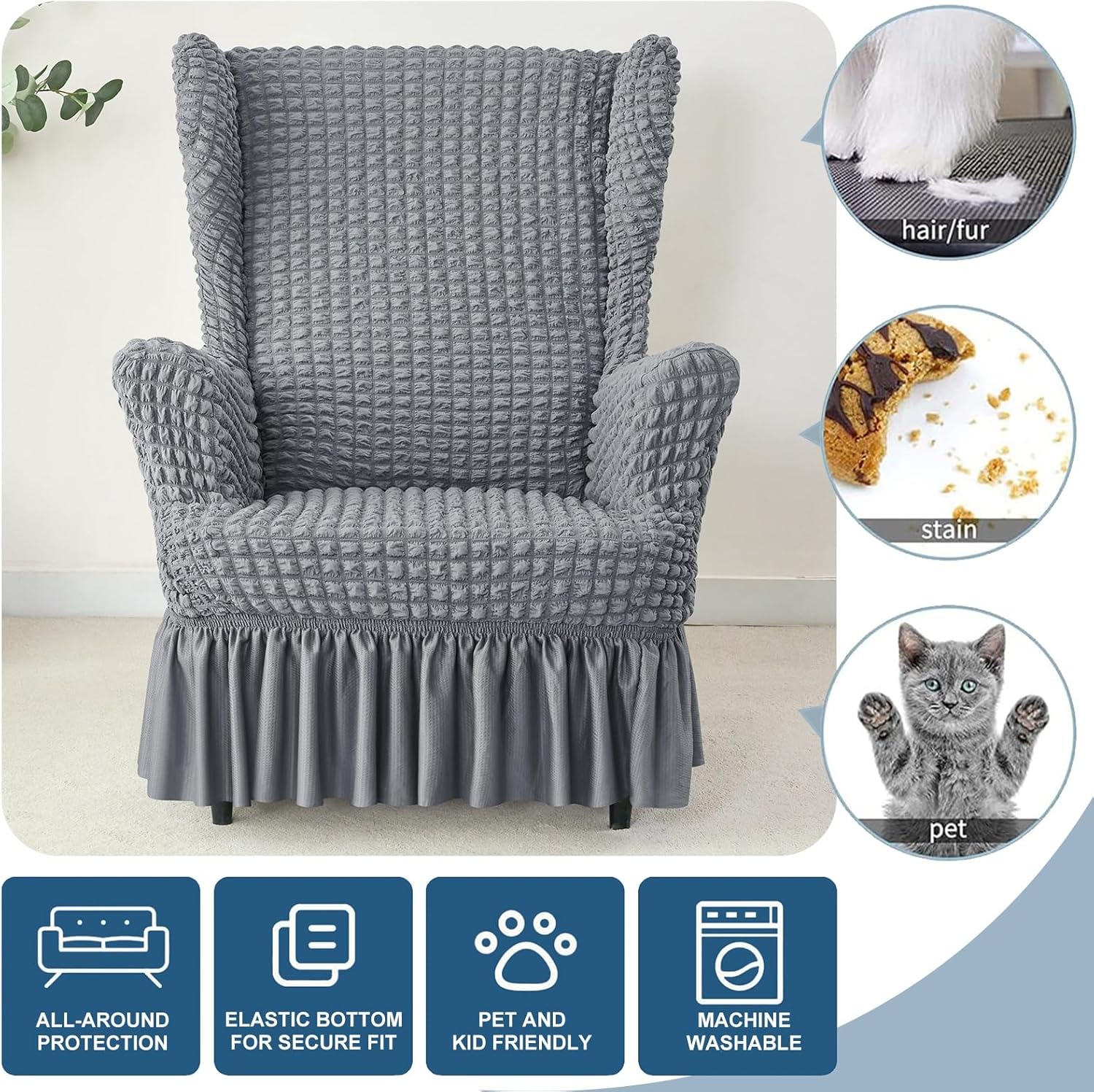 Wingback Chair Slipcover
