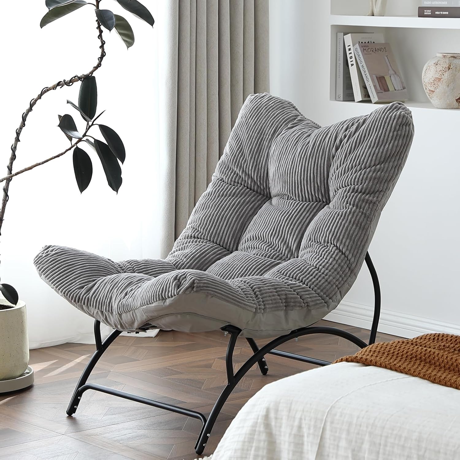 Accent Chair with Ottoman