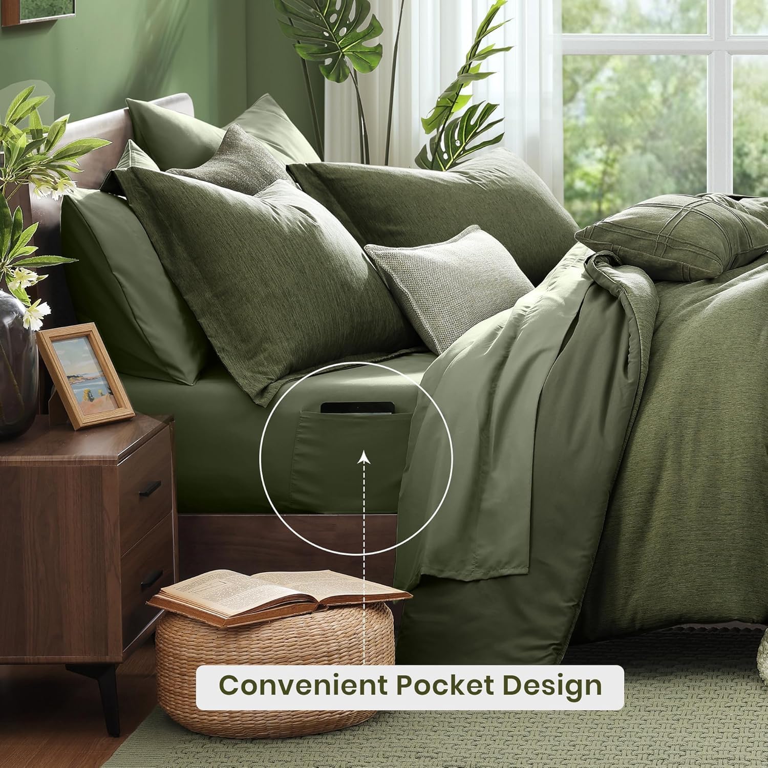King Comforter Set - 7 Pieces