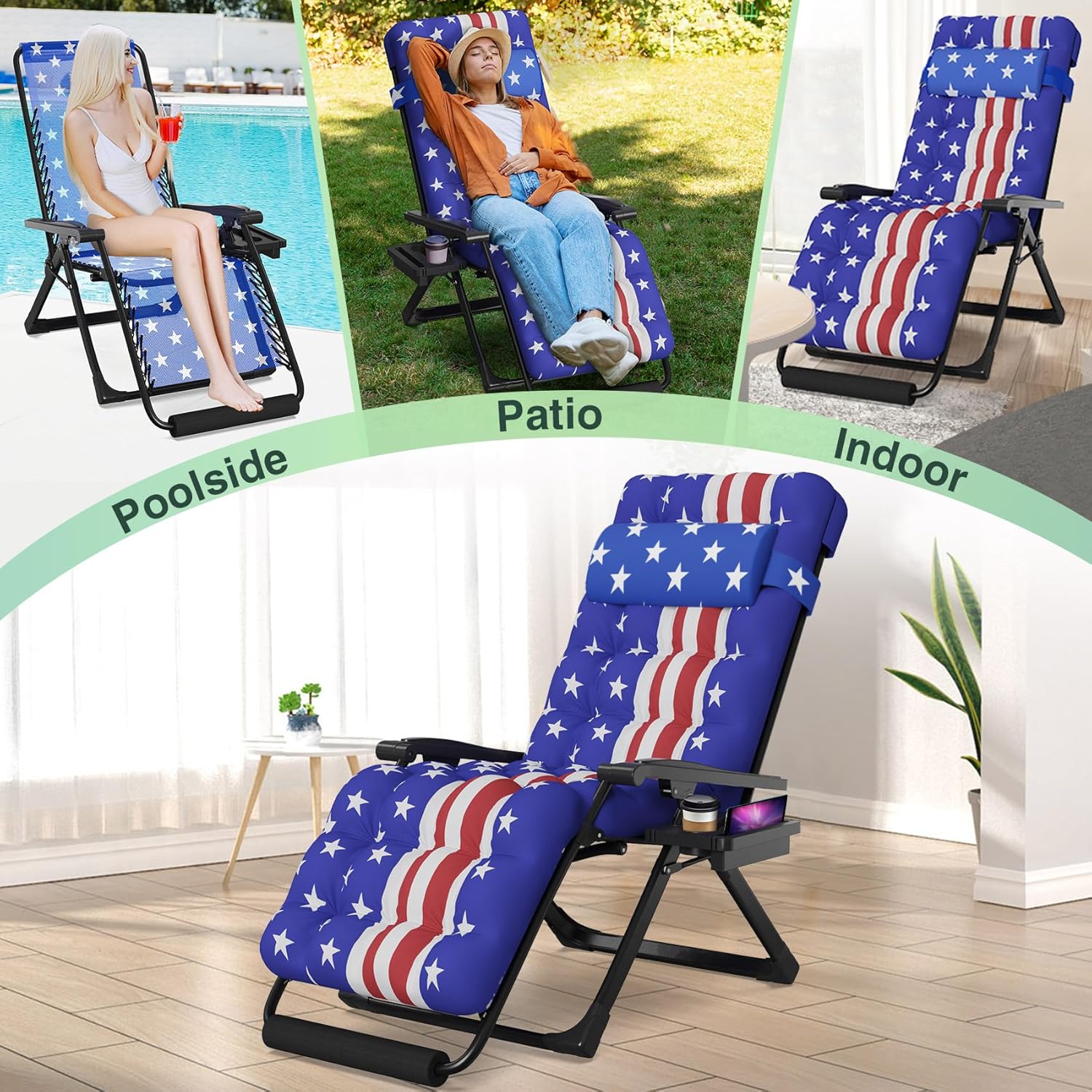 Reclining Camping Lounge Chair