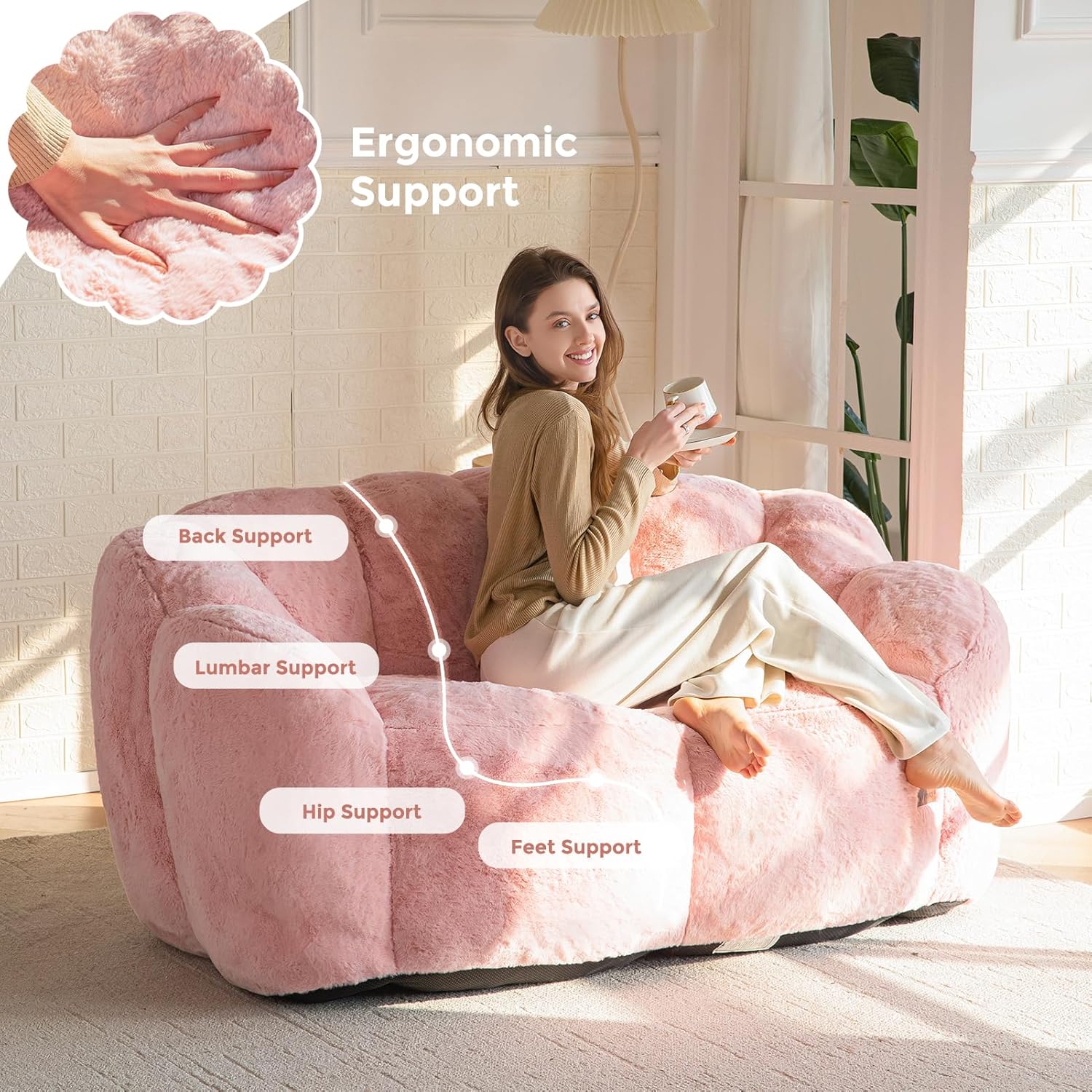 Bean Bag Chair for Adults,