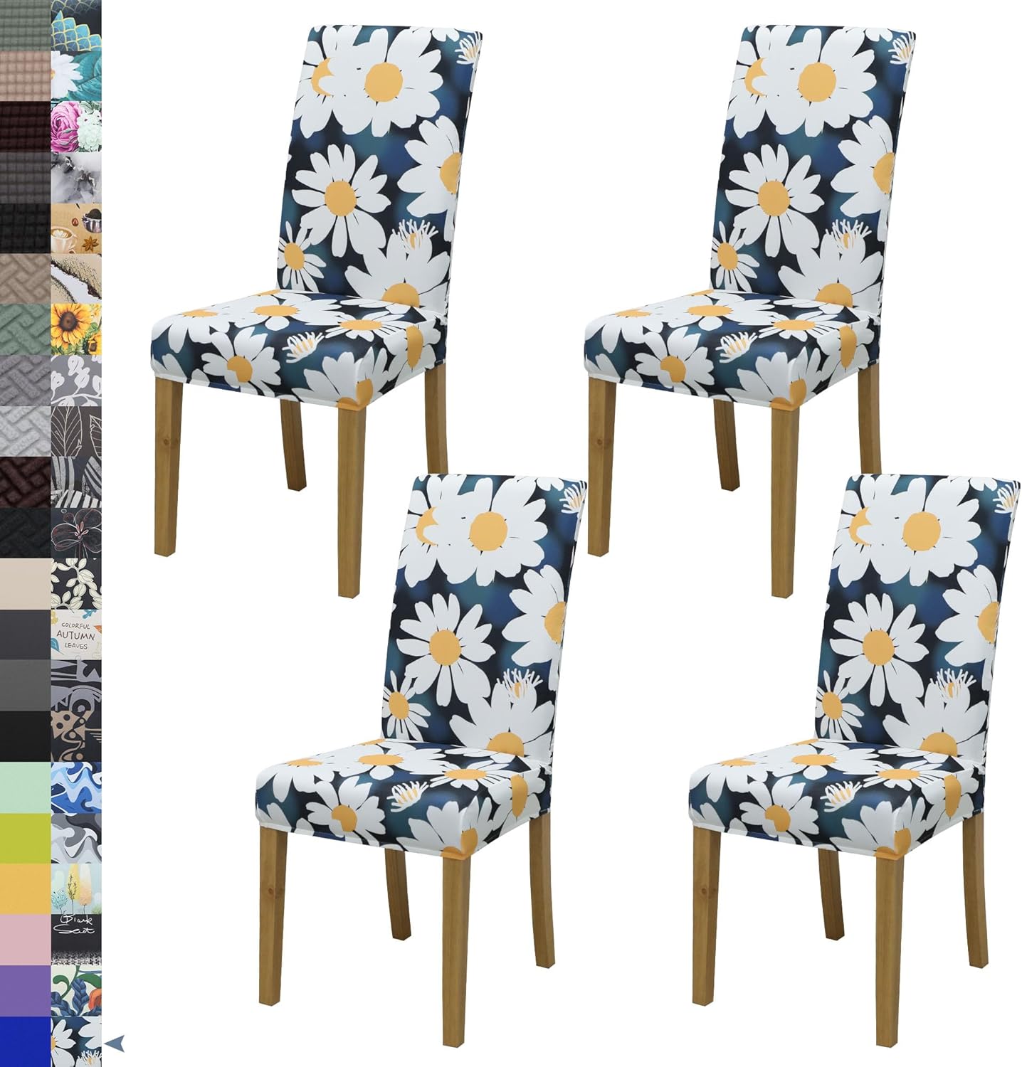 Dining Chair Cover,Dining Room Chair Covers Set of 6,Stretch Kitchen Chair Cover,Washable Dining Chair Cover,Parsons Chair Slipcovers Protective,for Home,Restaurant,Banquet(Gray)