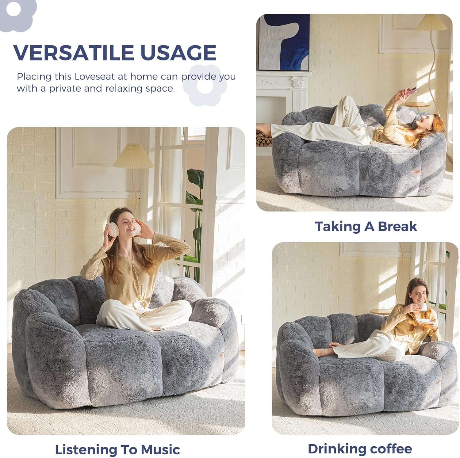 Bean Bag Chair for Adults,