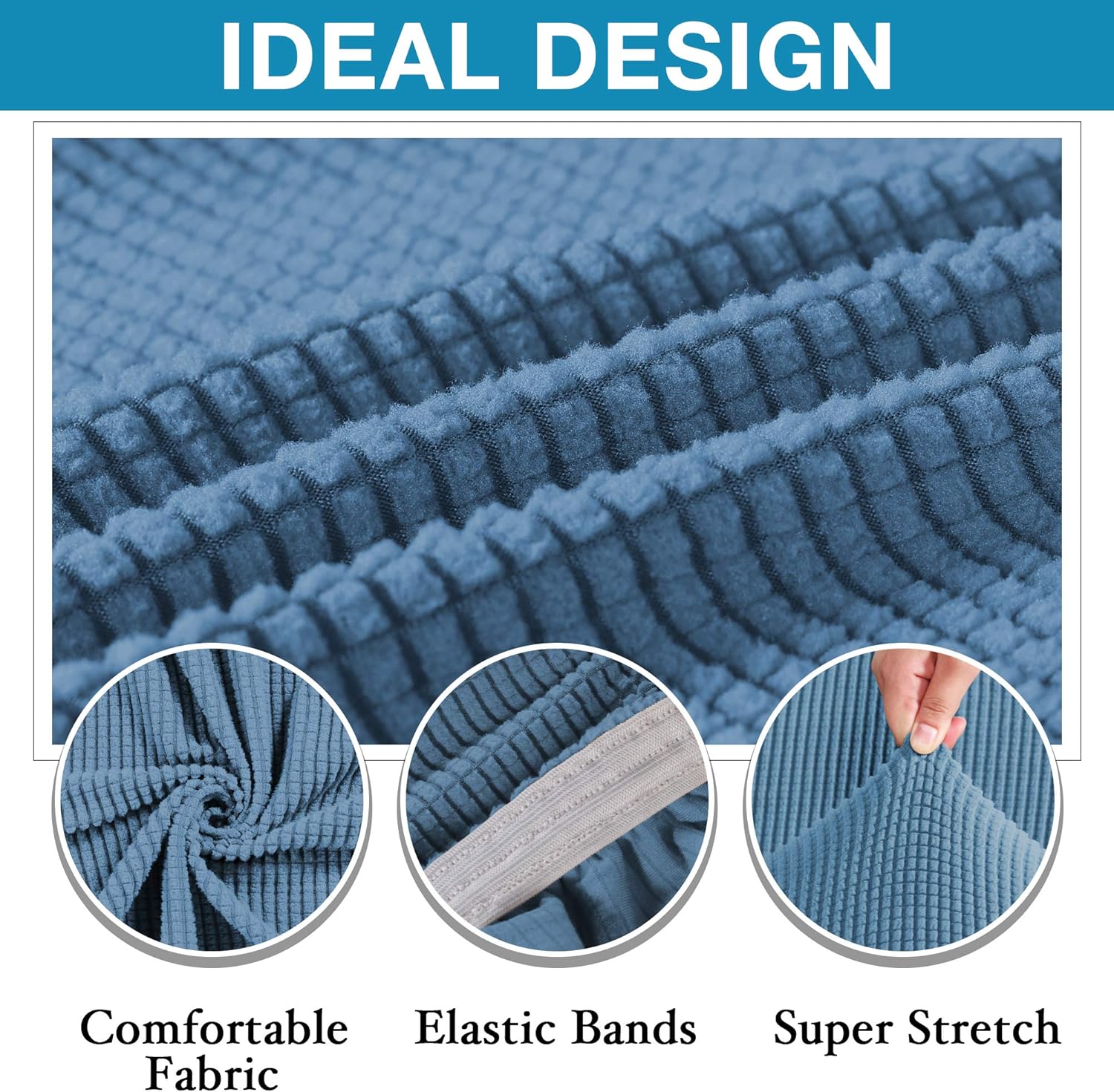 Square Ottoman Slipcovers