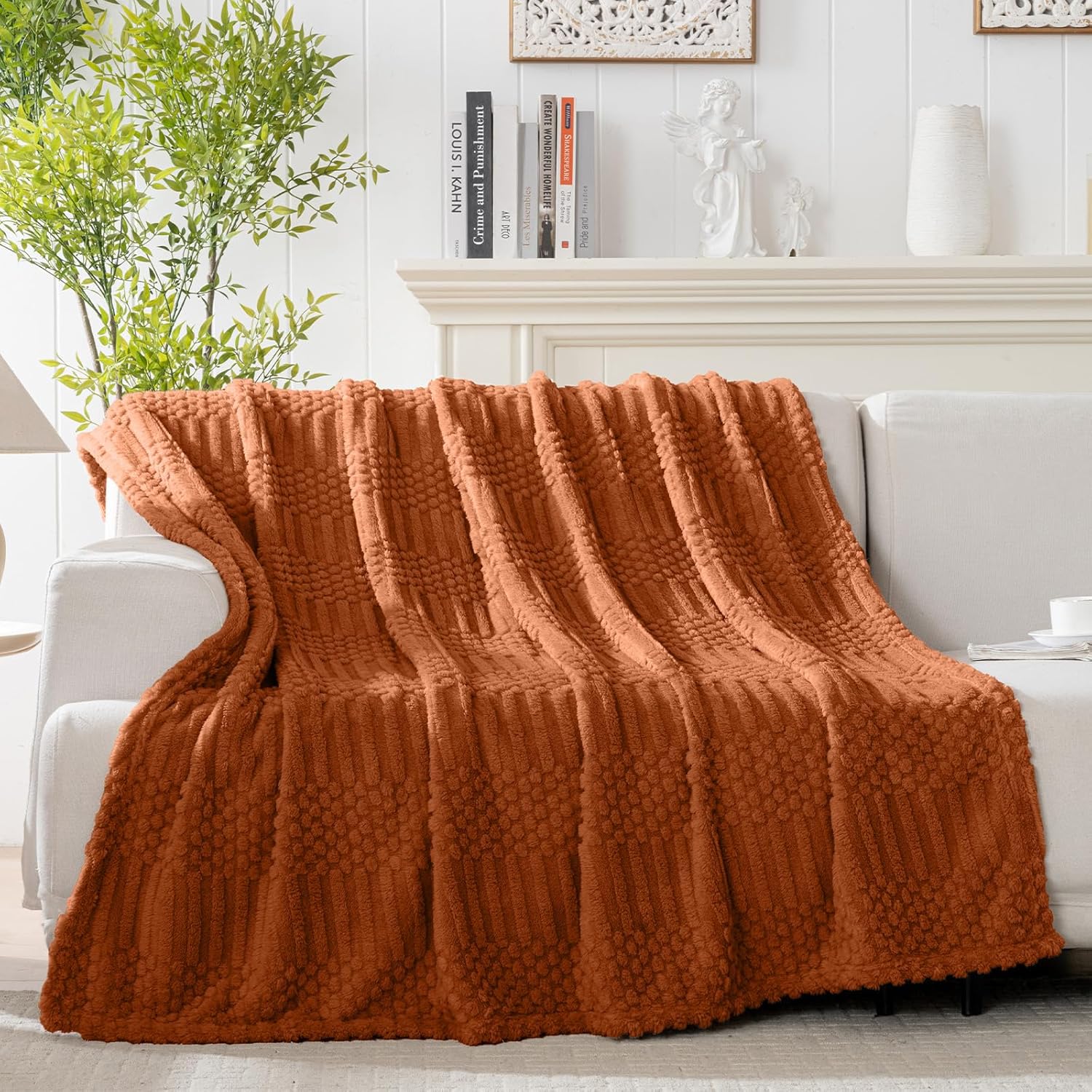 Rust Throw Blanket