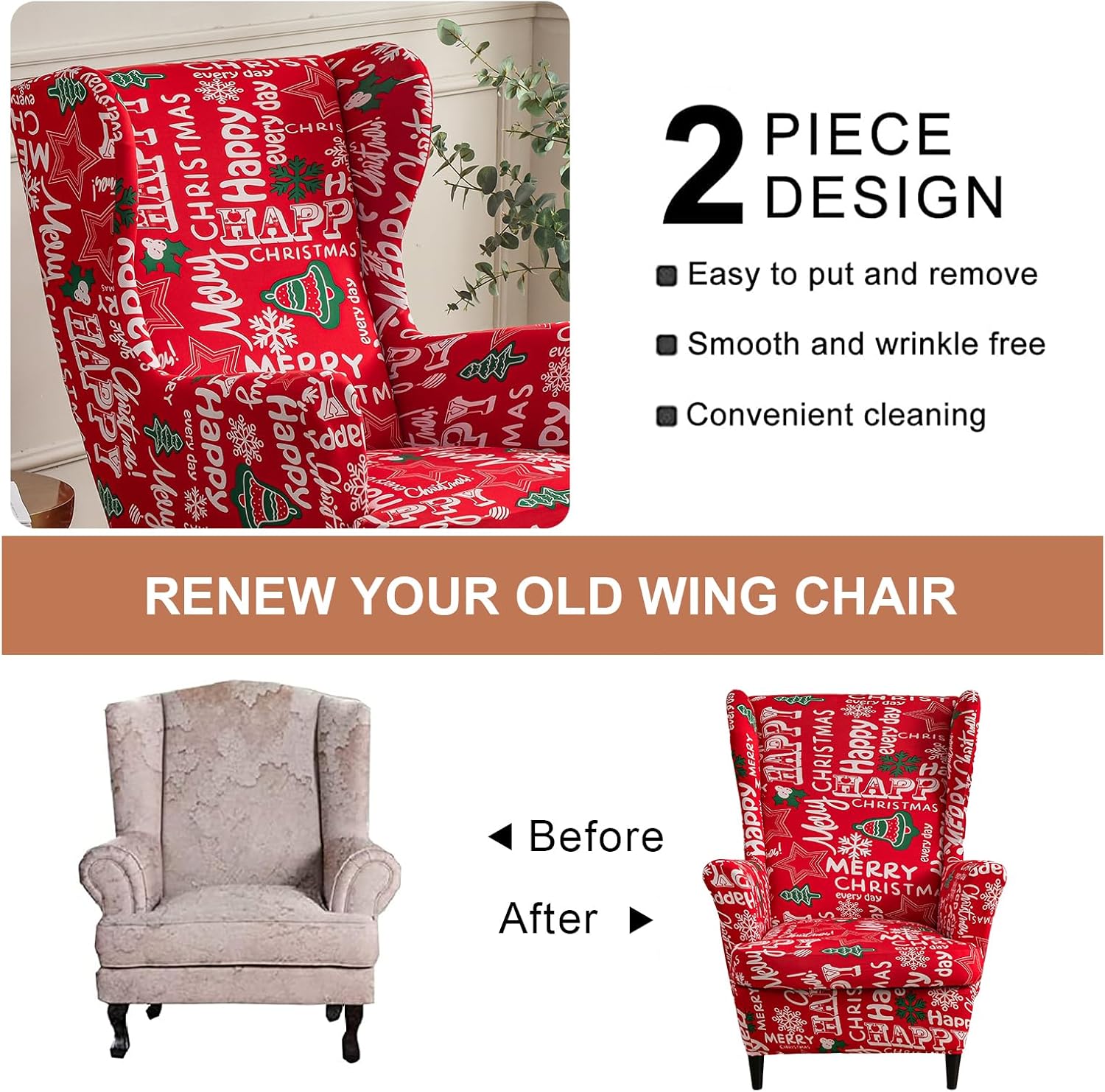 Wingback Chair Slipco