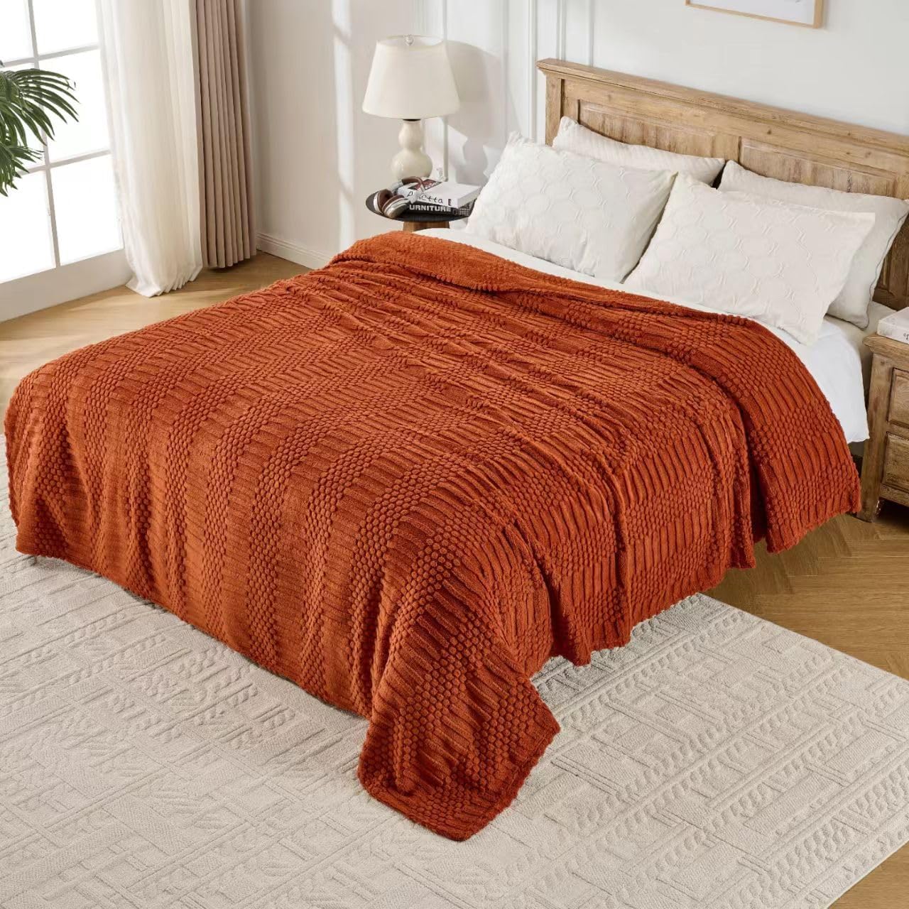 Rust Throw Blanket