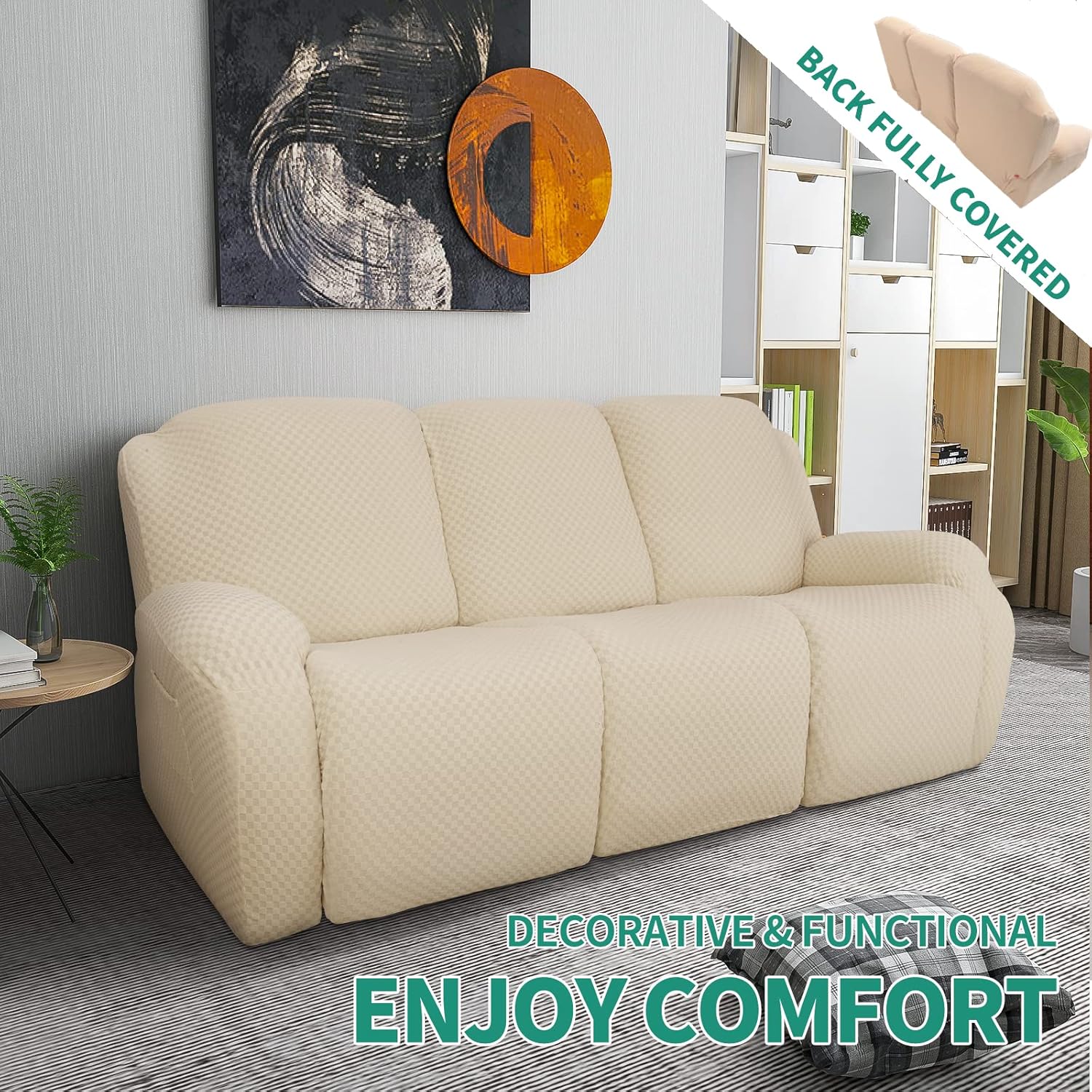 Stretch Loveseat Recliner Slipcover