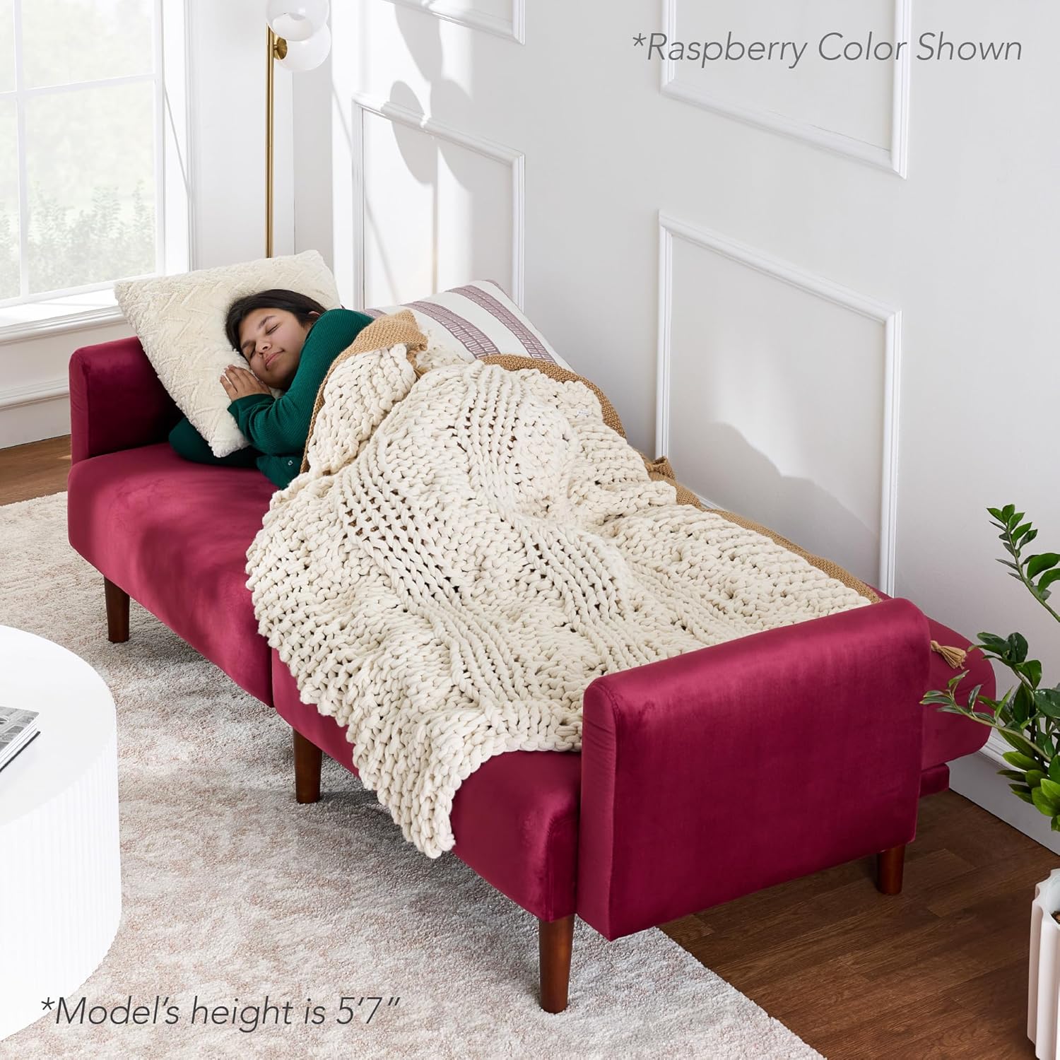 Velvet Loveseat Sofa