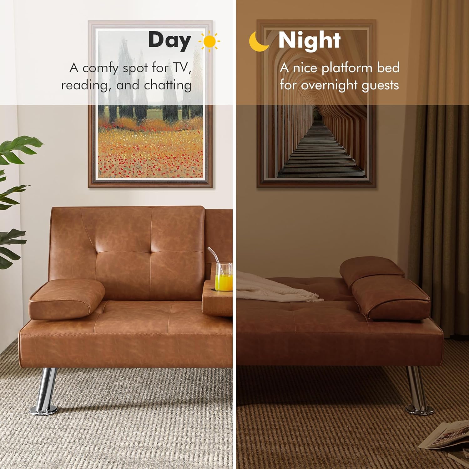 Convertible Sofa Bed Adjustable