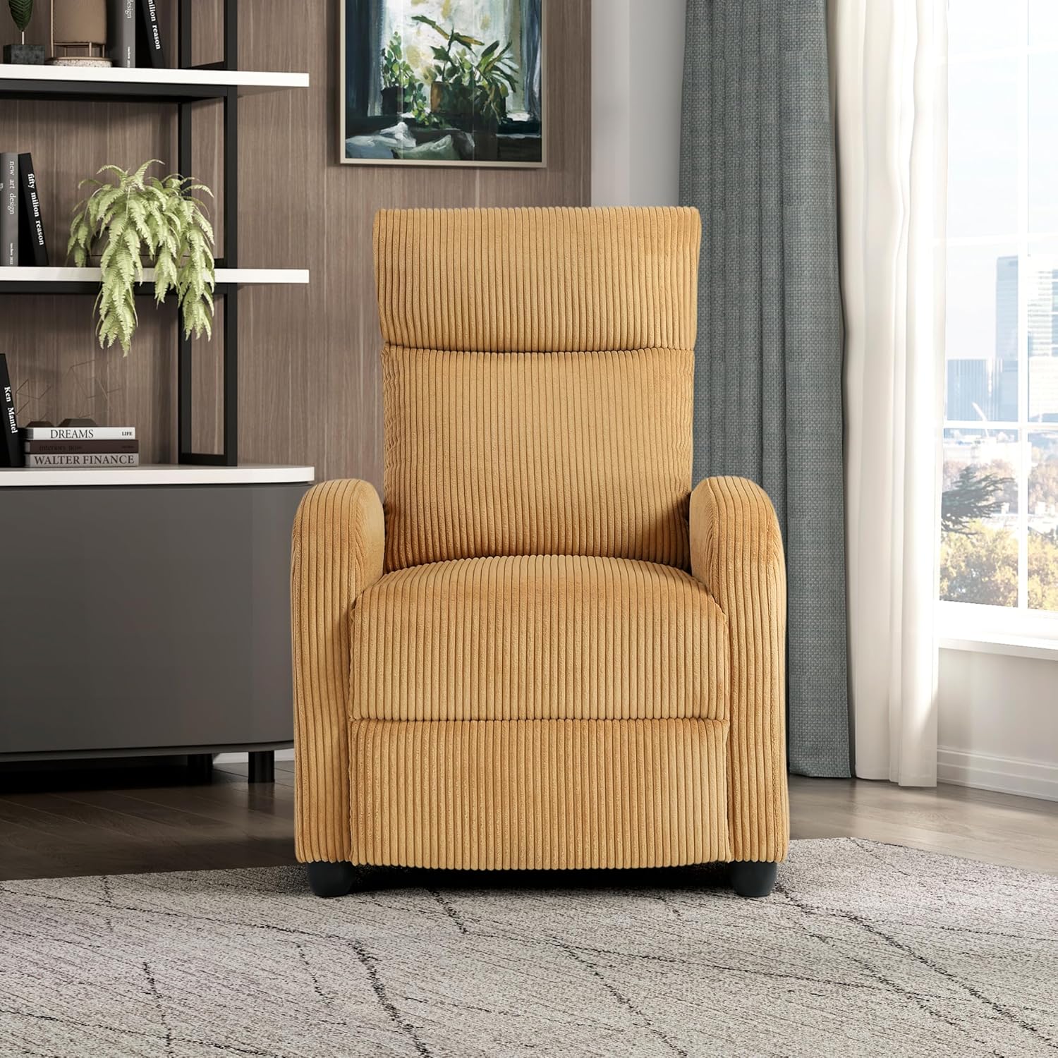 Recliner Chair Armchair Push Back Recliner