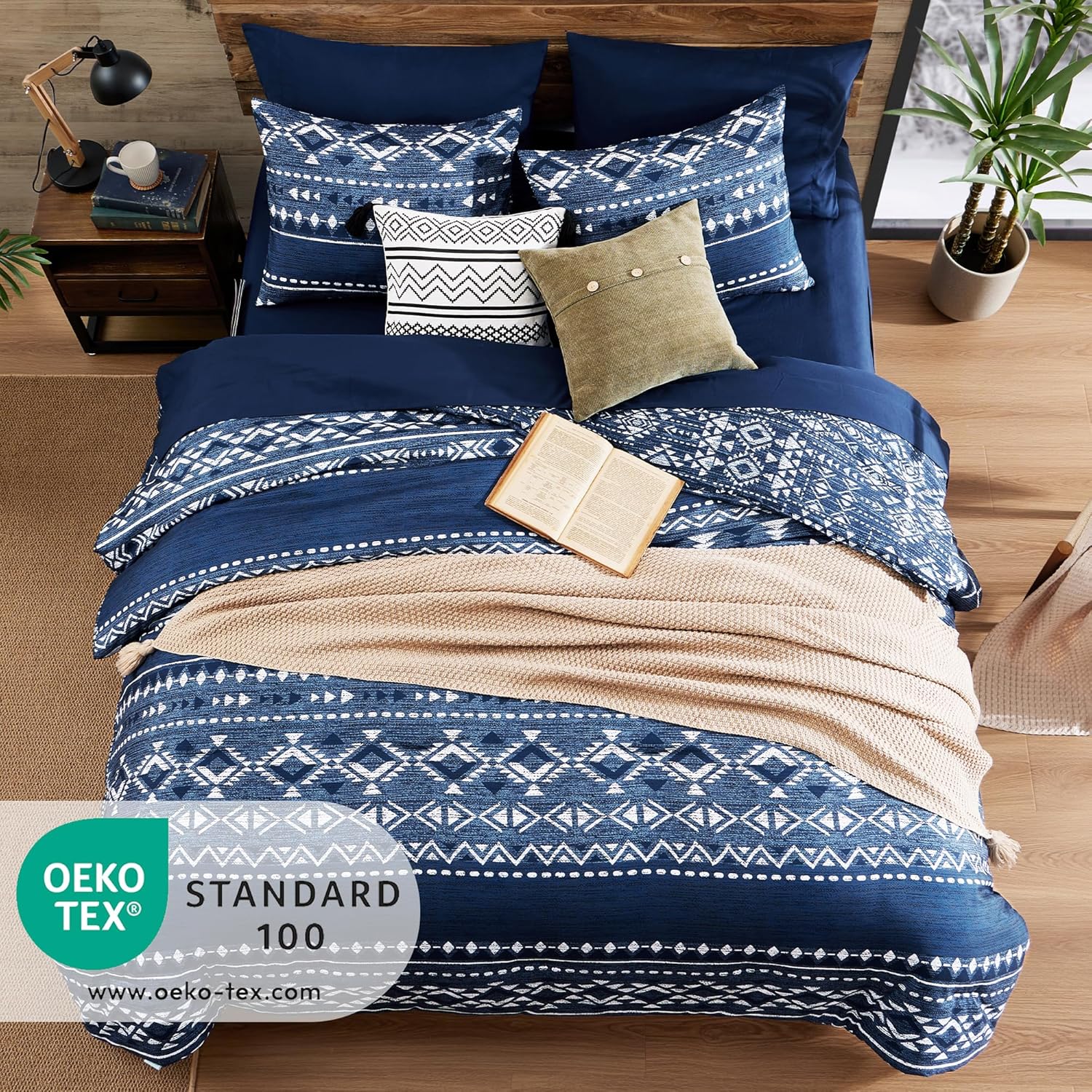 King Size Comforter Set- 7 Pieces