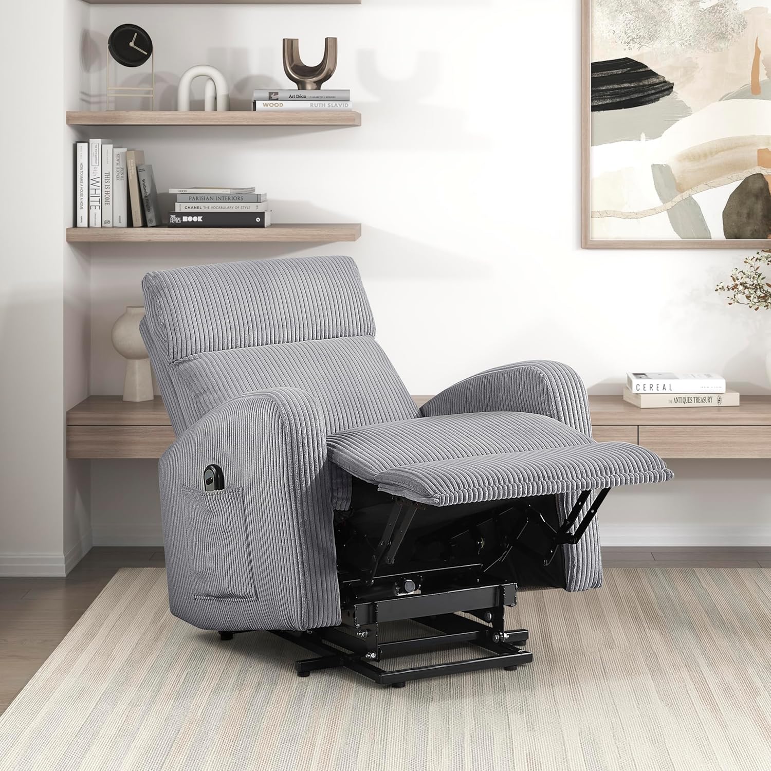 Recliner Chair Armchair Push Back Recliner