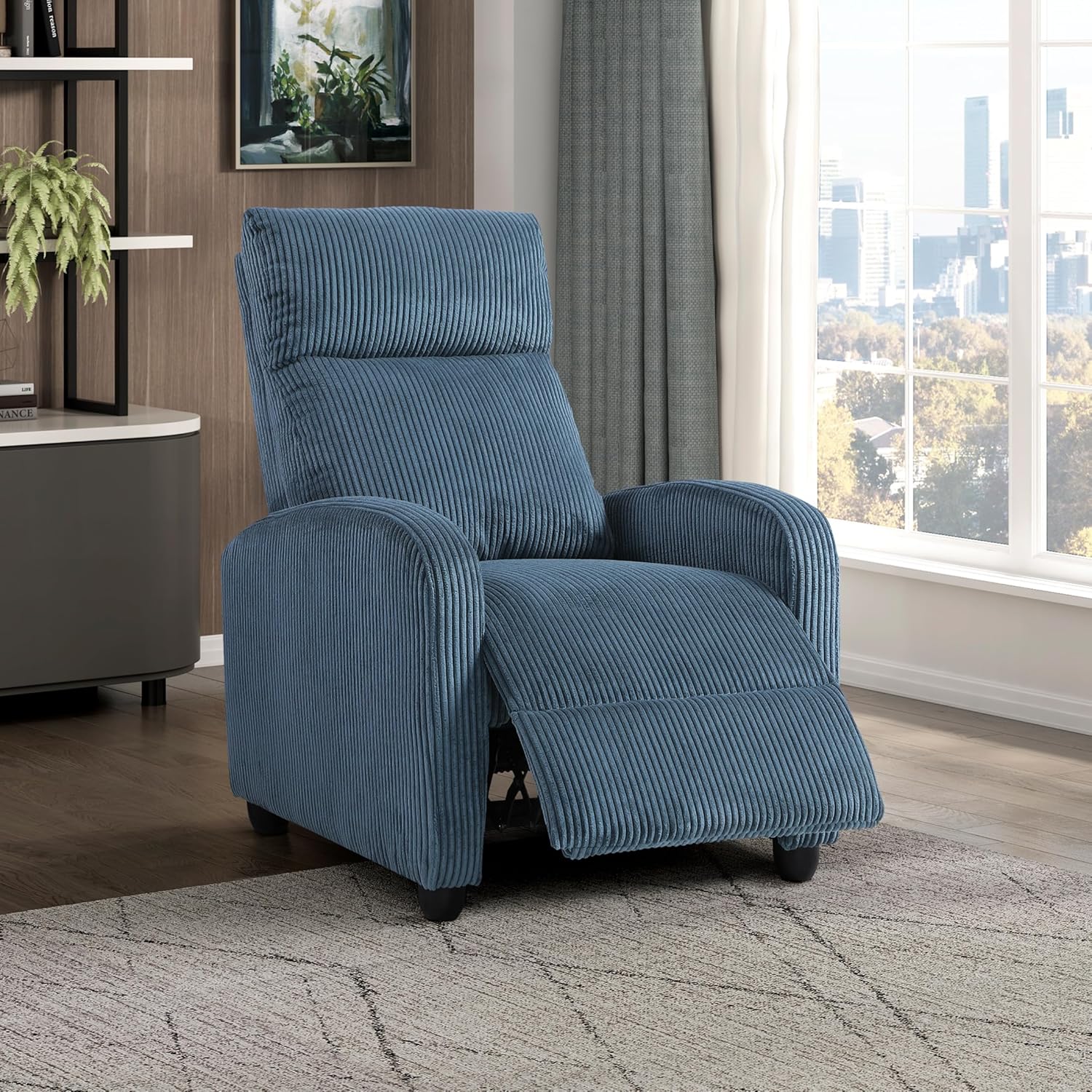 Recliner Chair Armchair Push Back Recliner