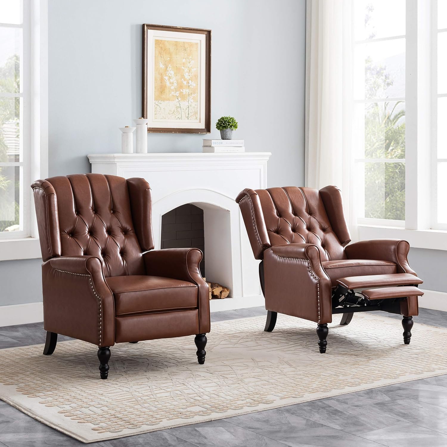 Tufted Recliners (Set of 2)