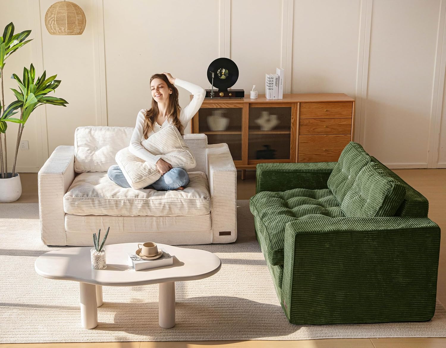 Convertible Sofa Bed, Pull Out Loveseat