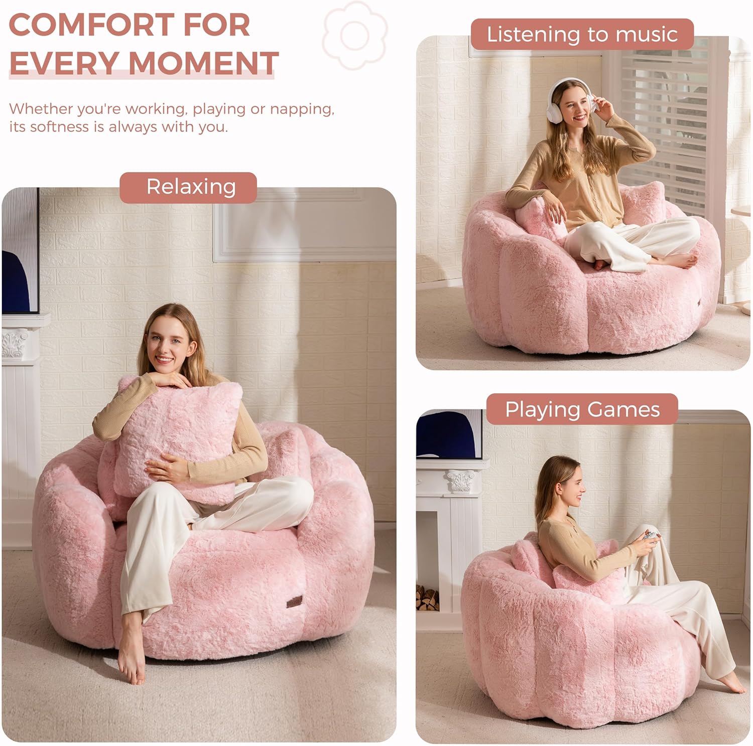 Bean Bag Chair for Adults,