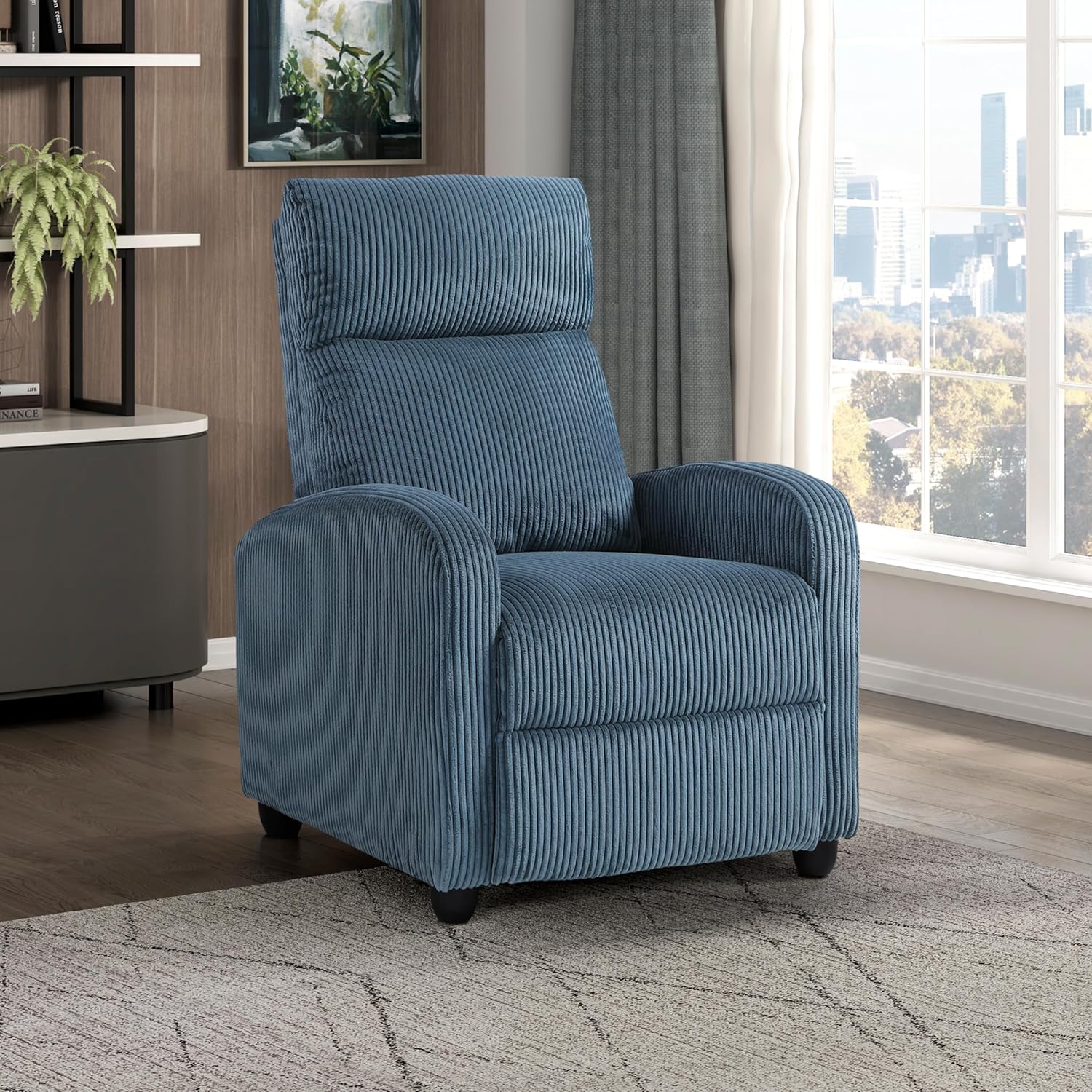 Recliner Chair Armchair Push Back Recliner