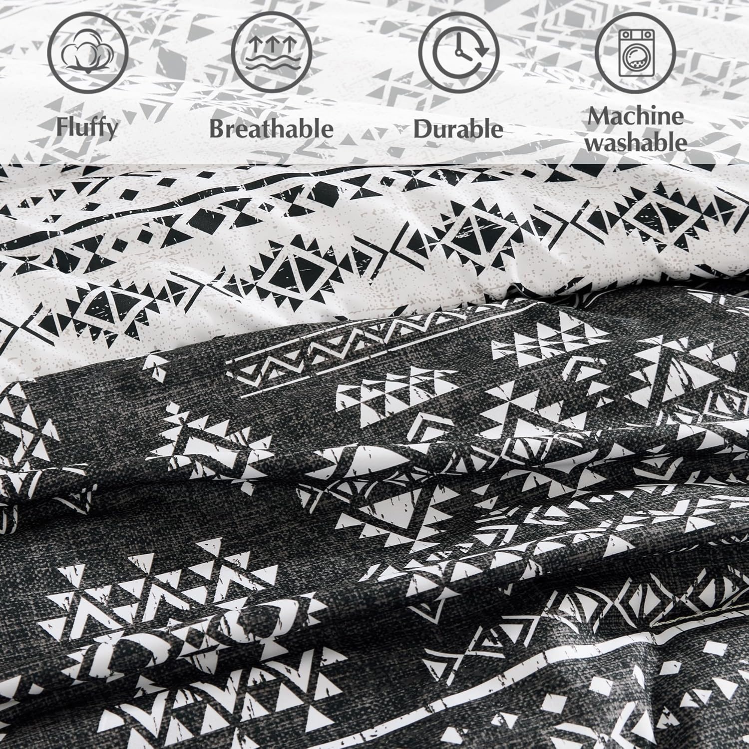 King Size Comforter Set- 7 Pieces