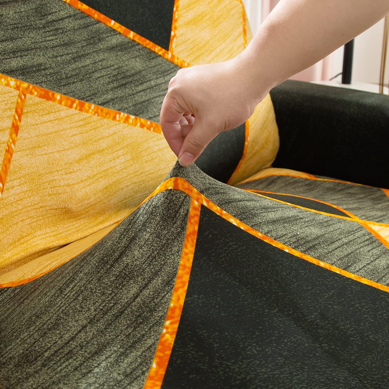 Armless Futon Slipcovers Stretch Folding Sofa