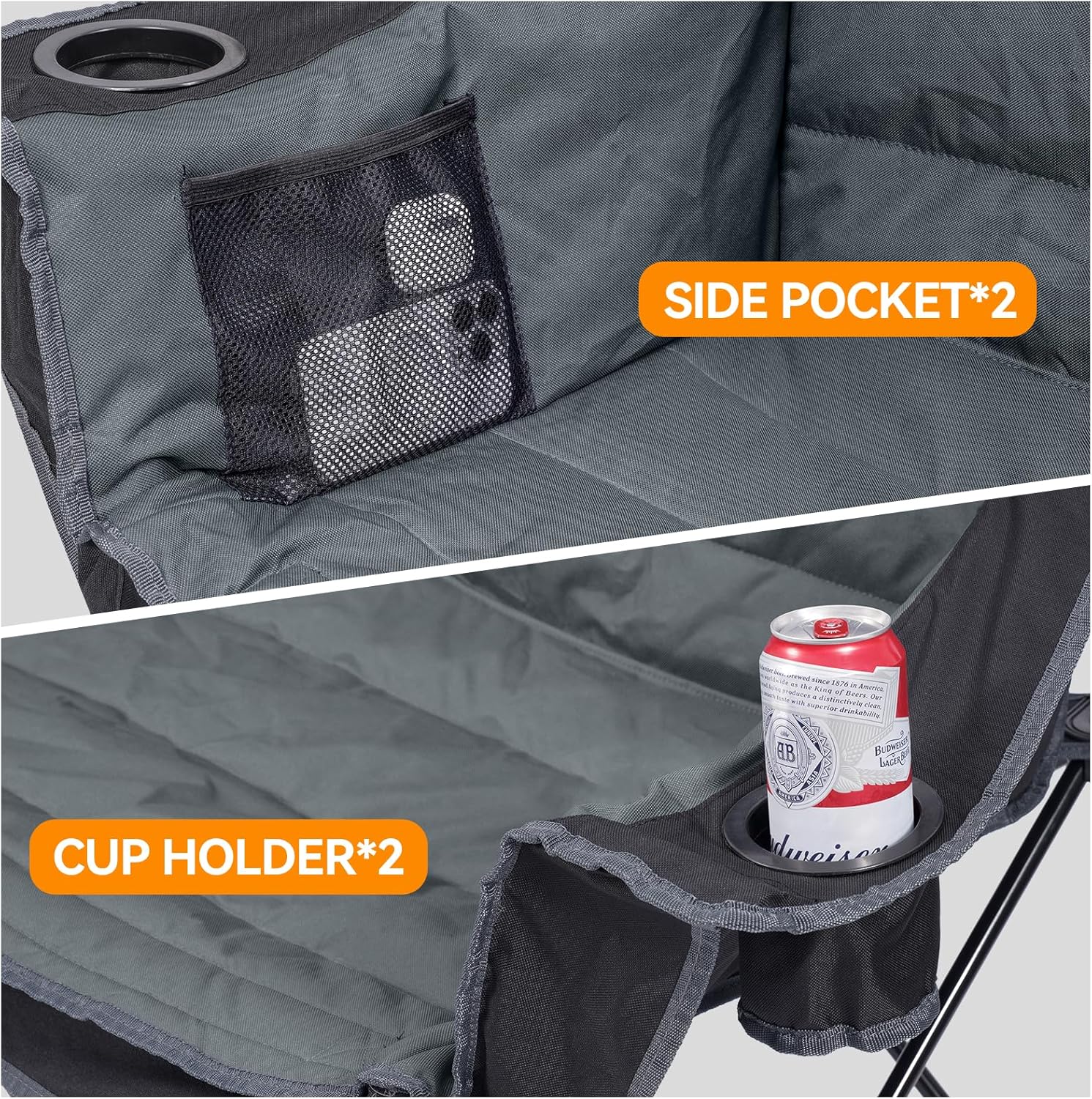 Loveseat Padded Camp Chair