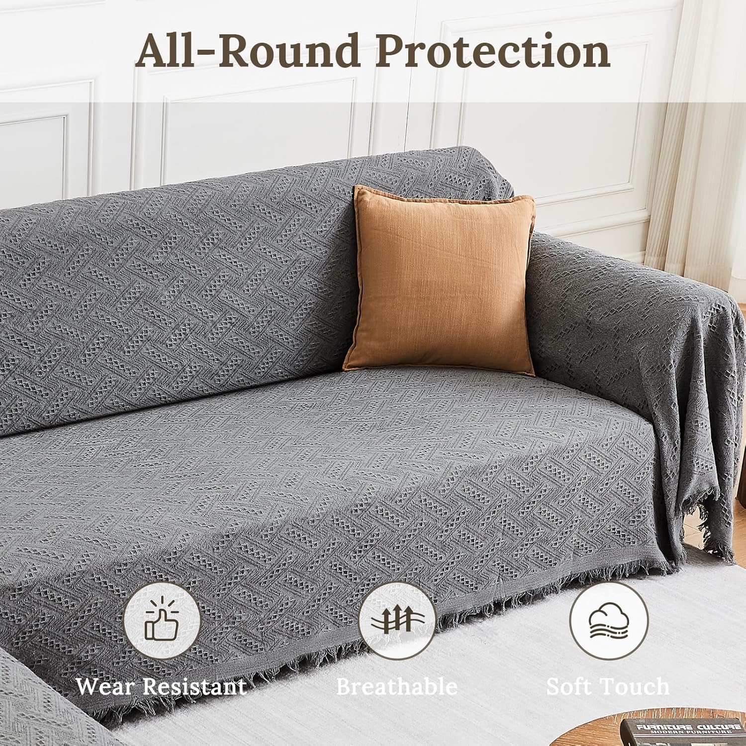 Couch Covers 2 Pieces L Shaped Sofa Cover