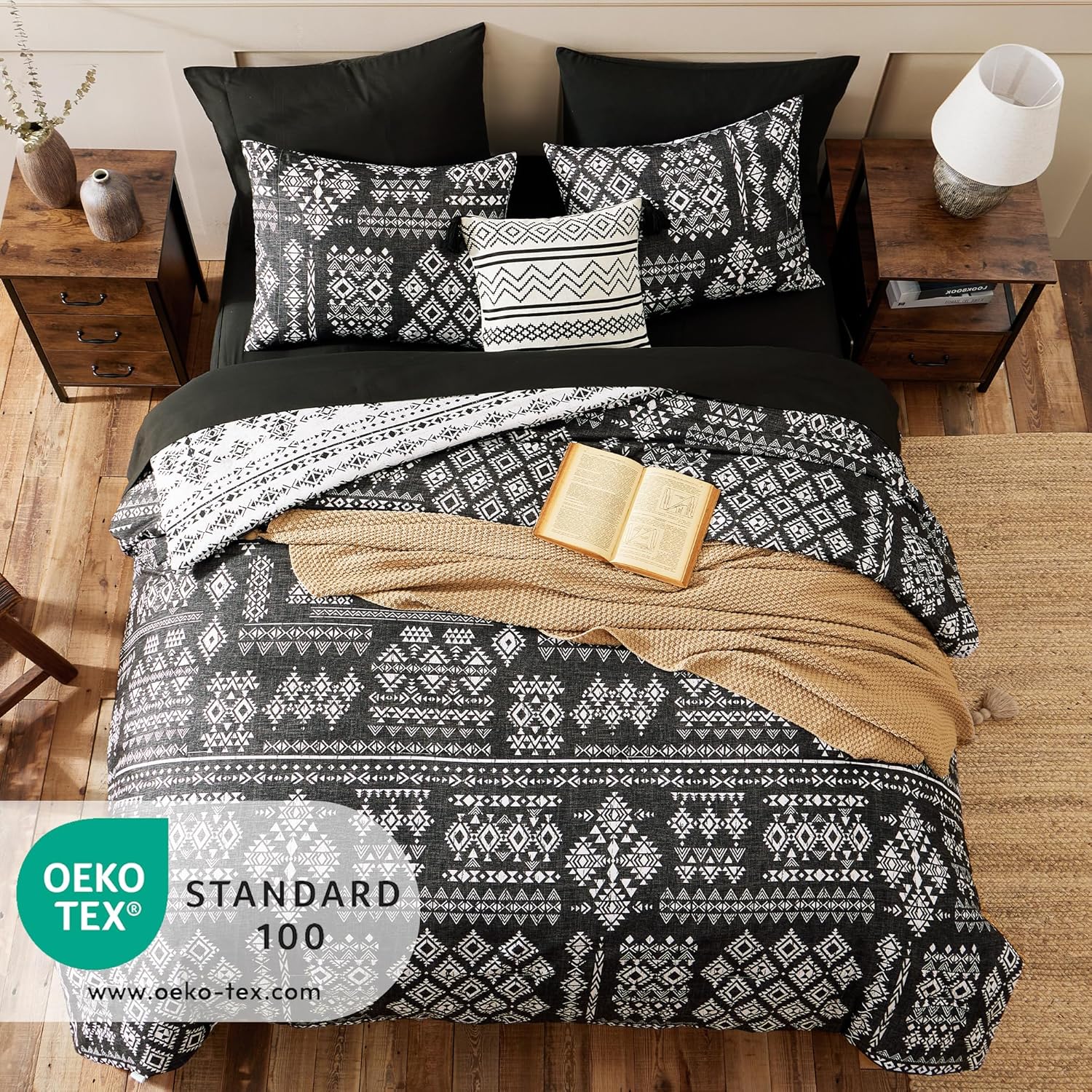 King Size Comforter Set- 7 Pieces