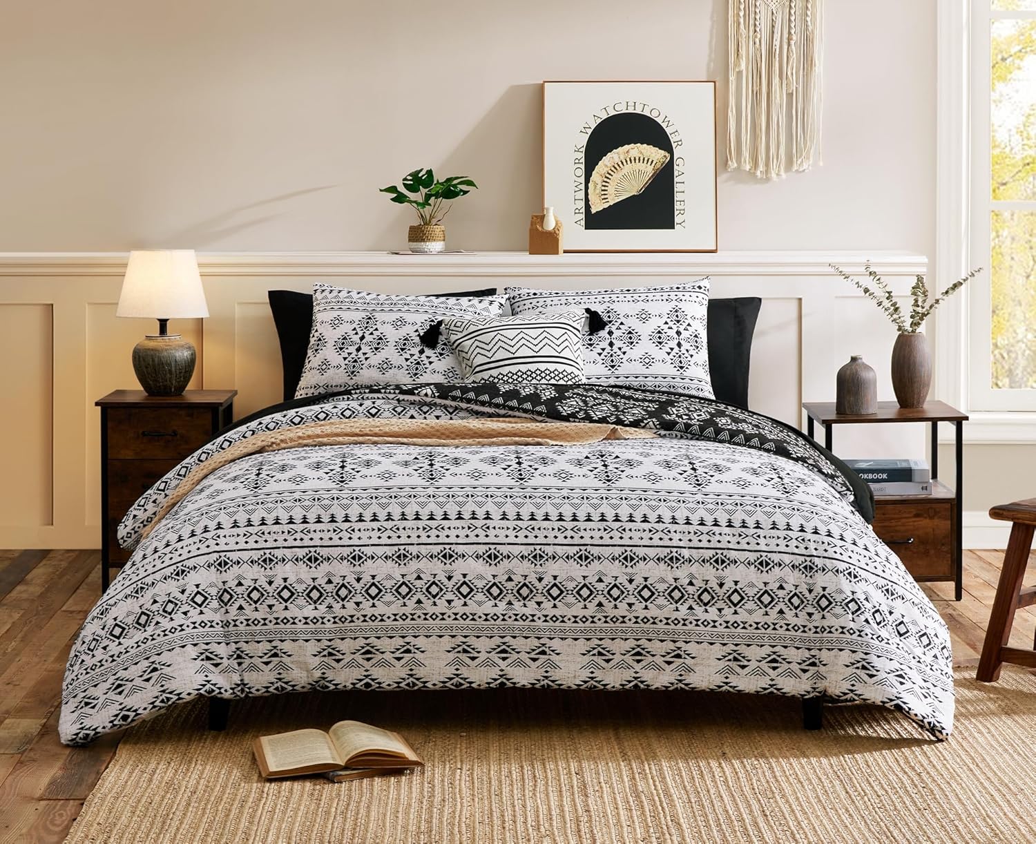 King Size Comforter Set- 7 Pieces