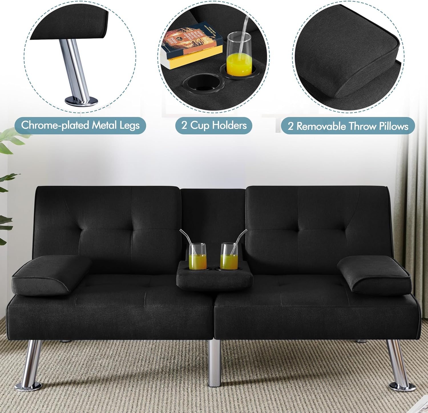 Convertible Sofa Bed Adjustable