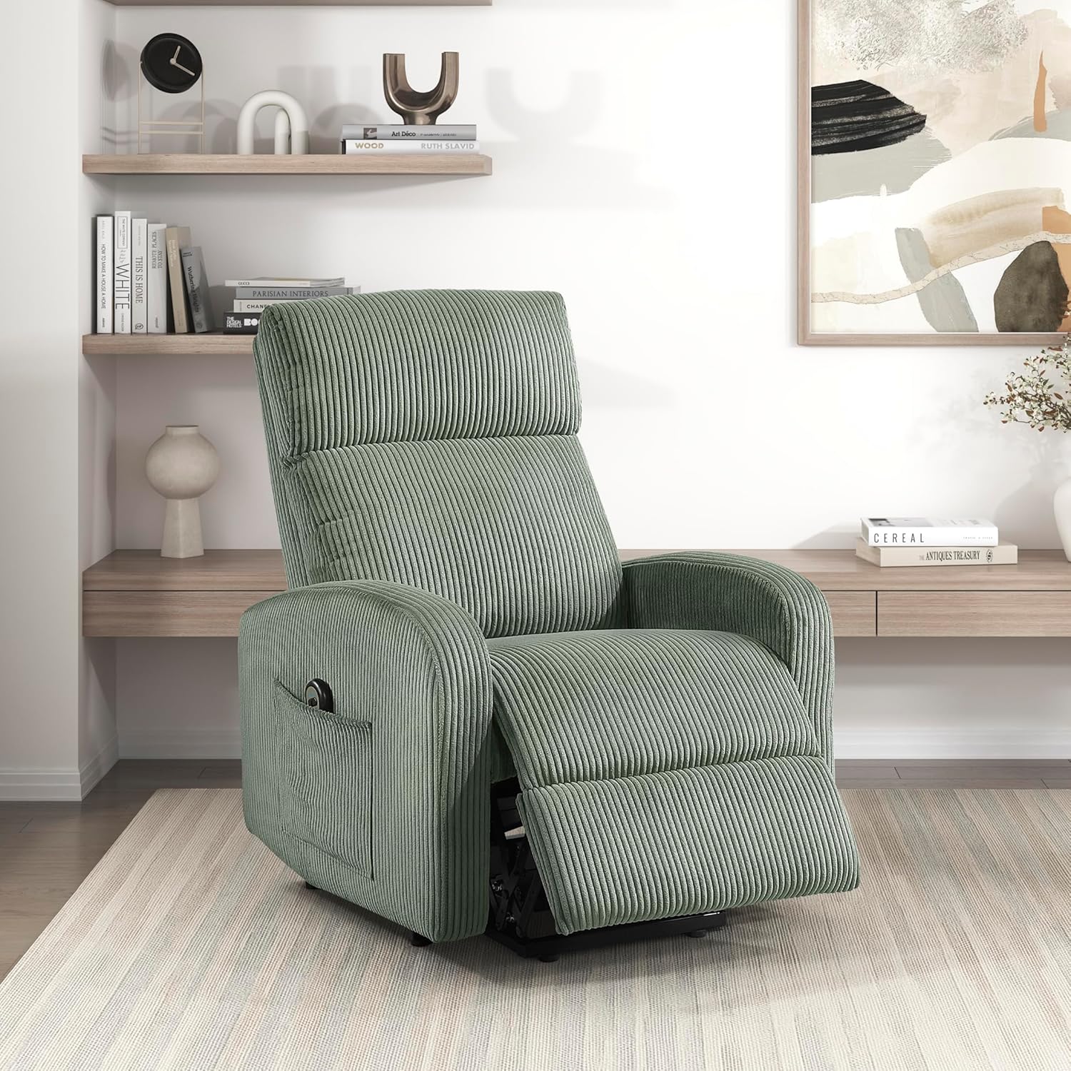 Recliner Chair Armchair Push Back Recliner