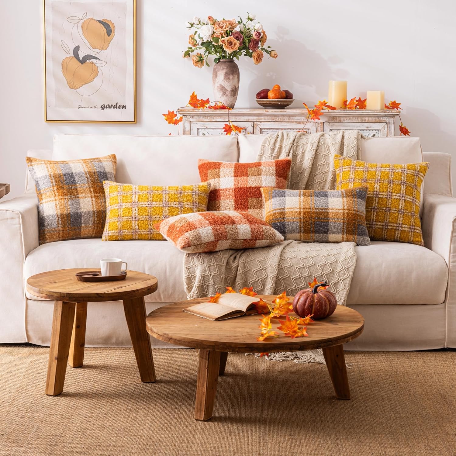 Fall Throw Pillow Covers