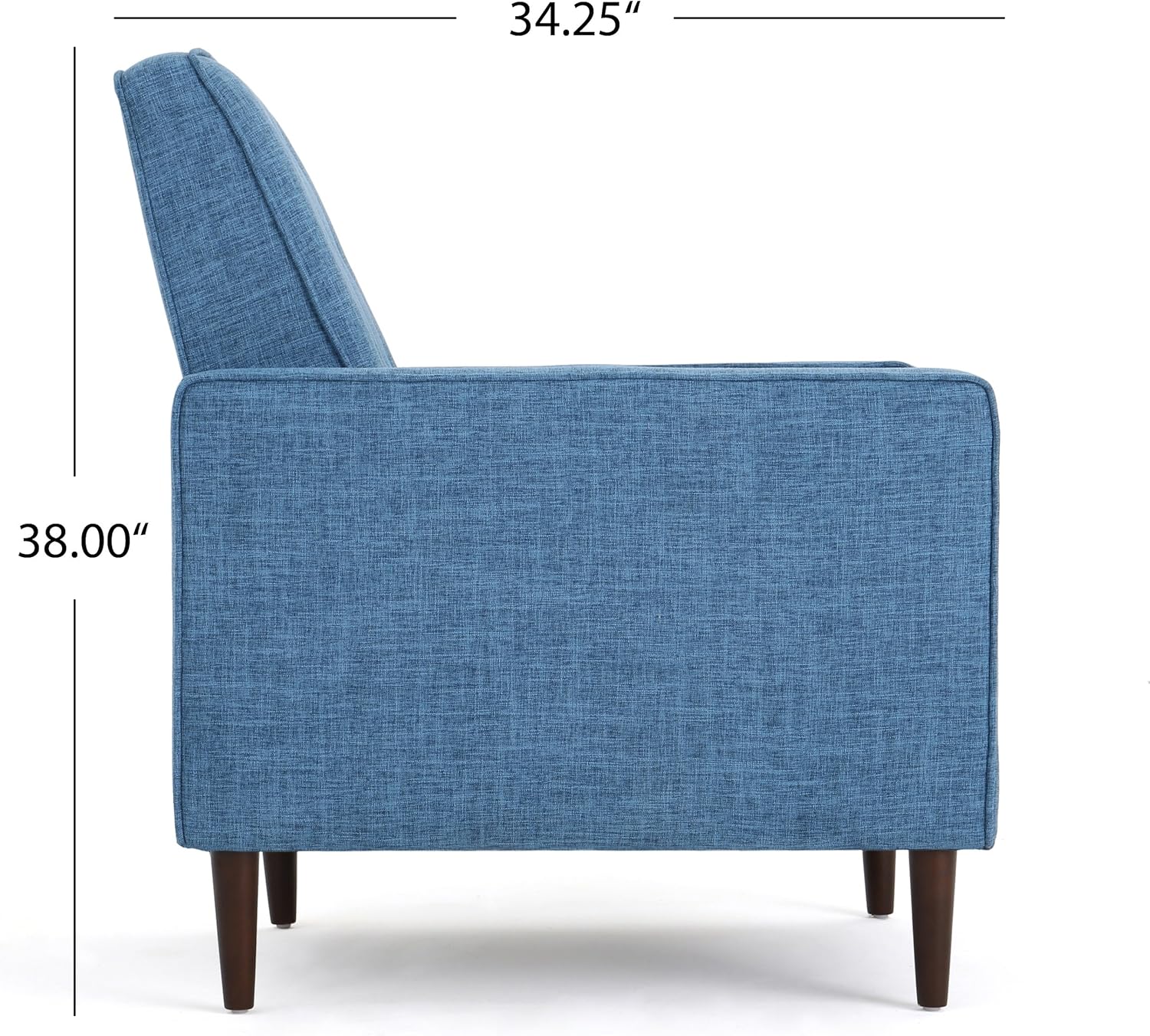 Modern Fabric Recliners, 2-Pcs Set