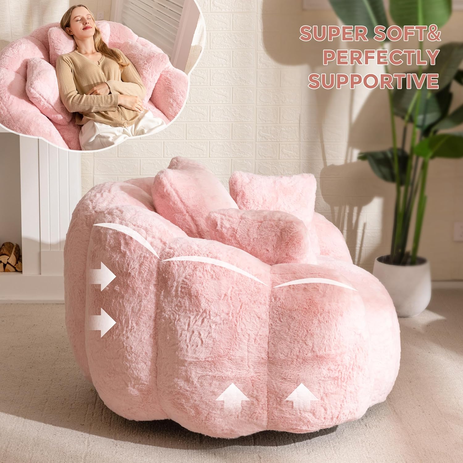 Bean Bag Chair for Adults,