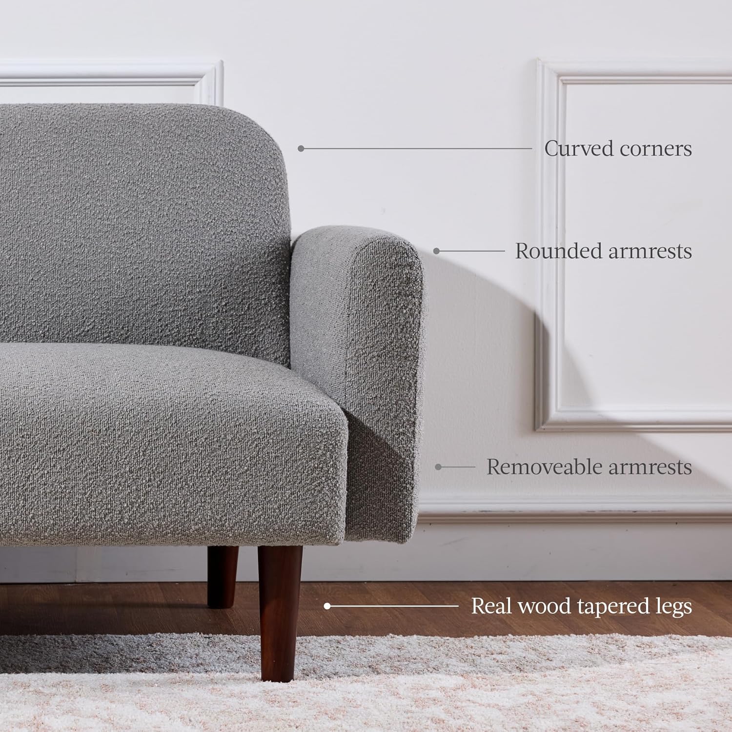 Velvet Loveseat Sofa